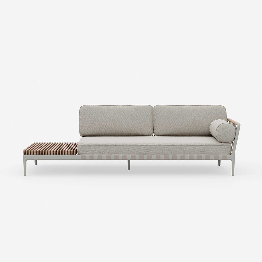 Mobler Vipp | Open-Air Sofa Table End (Left Or Right)